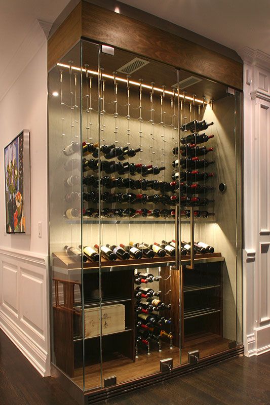 contemporary wine cellar via pinterest