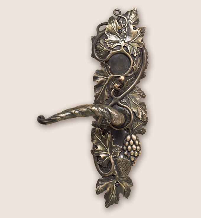 Door handle from Martin Pierce Hardware Los Angeles CA 90016 Photo Doug Hill