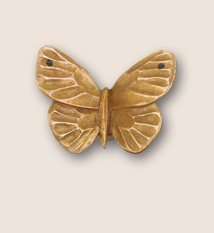 Small butterfly pull from Martin Pierce Hardware Los Angeles Ca 90016 Photo Doug Hill