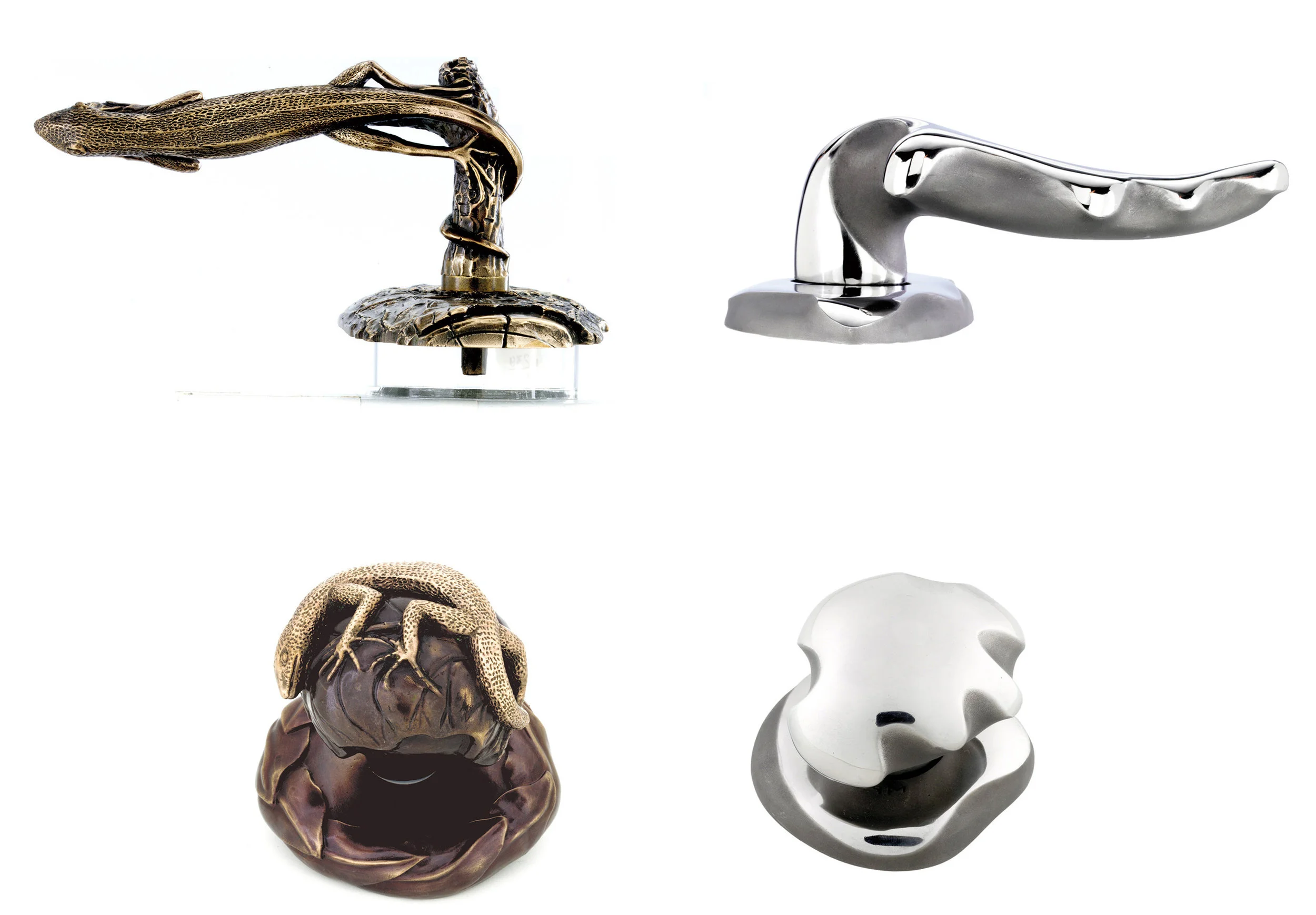 Why do Door Knobs and Door Levers use similar but different latches