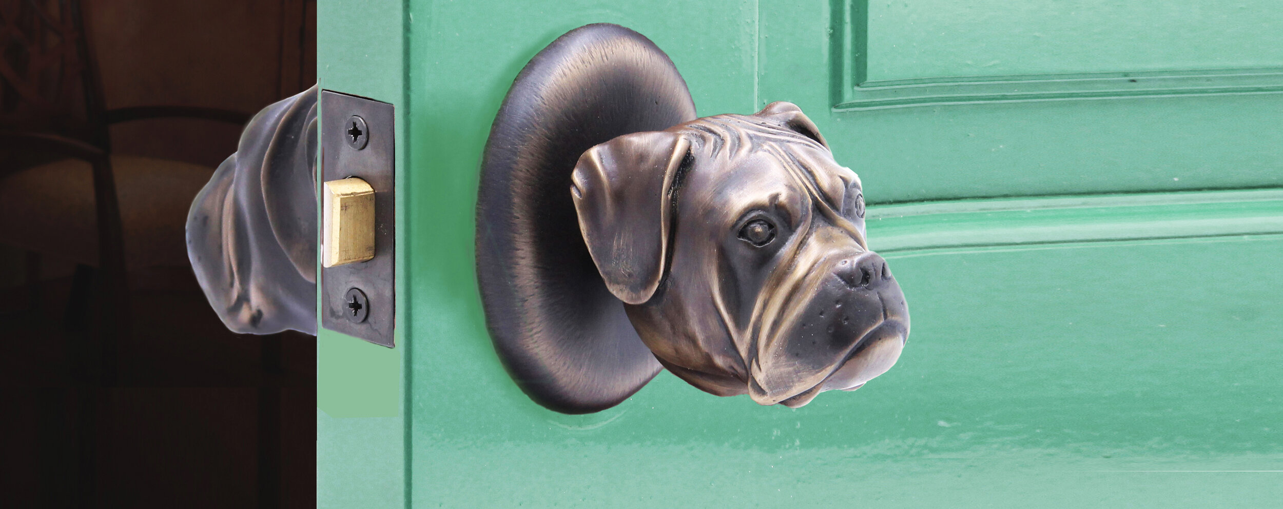 Dog door knobs and accessories