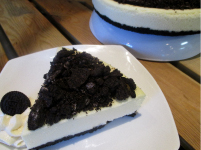  COOKIES N' CREAM Wonderfully rich classic on a chocolate cookie crust, covered with crushed Oreos. For the kid at heart!