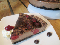  BLACK FOREST Dark chocolate and cherries, swirled together on a chocolate crust.