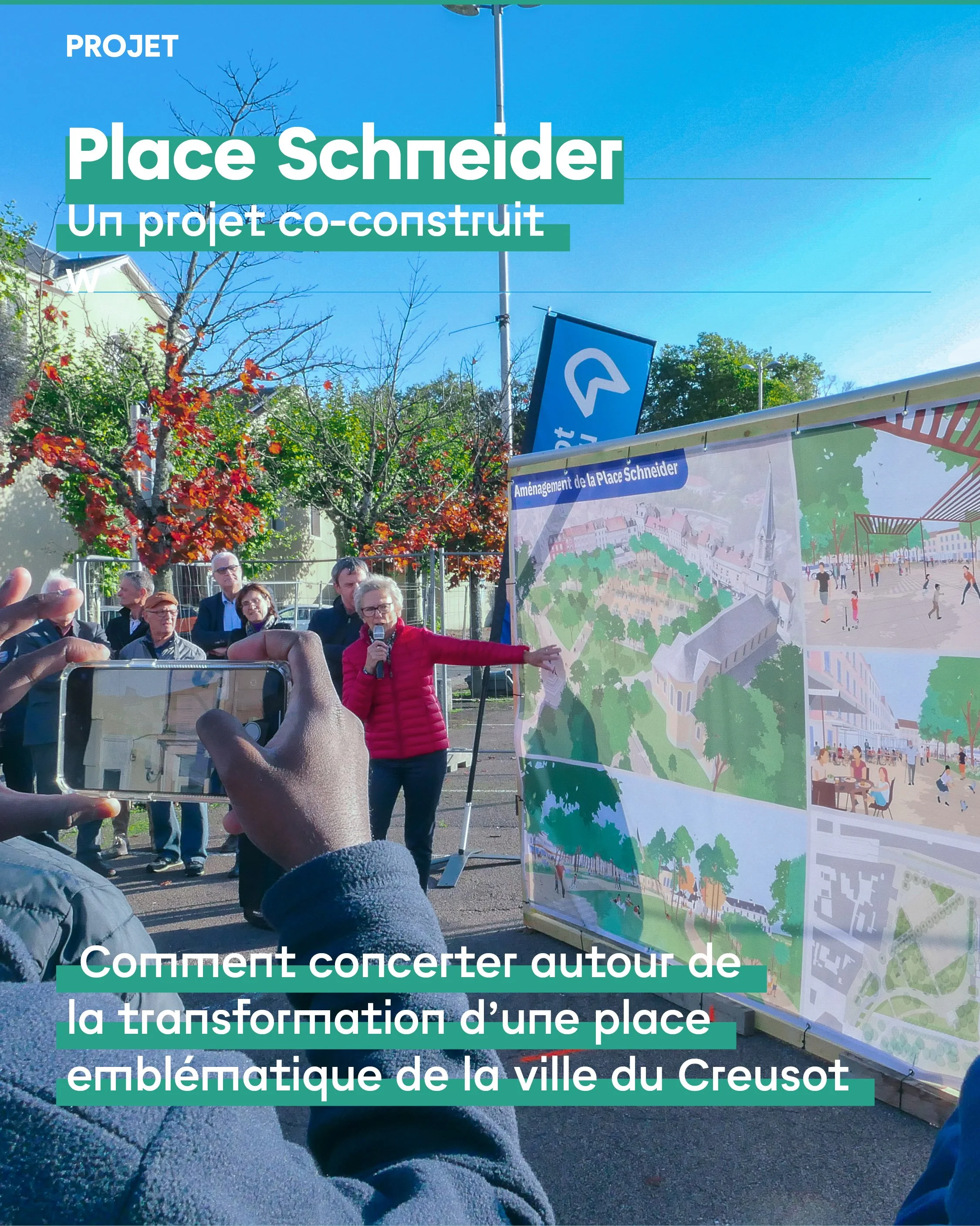 Co-construire le cœur historique de la ville  : La démarche de concertation pour la place Schneider au Creusot      