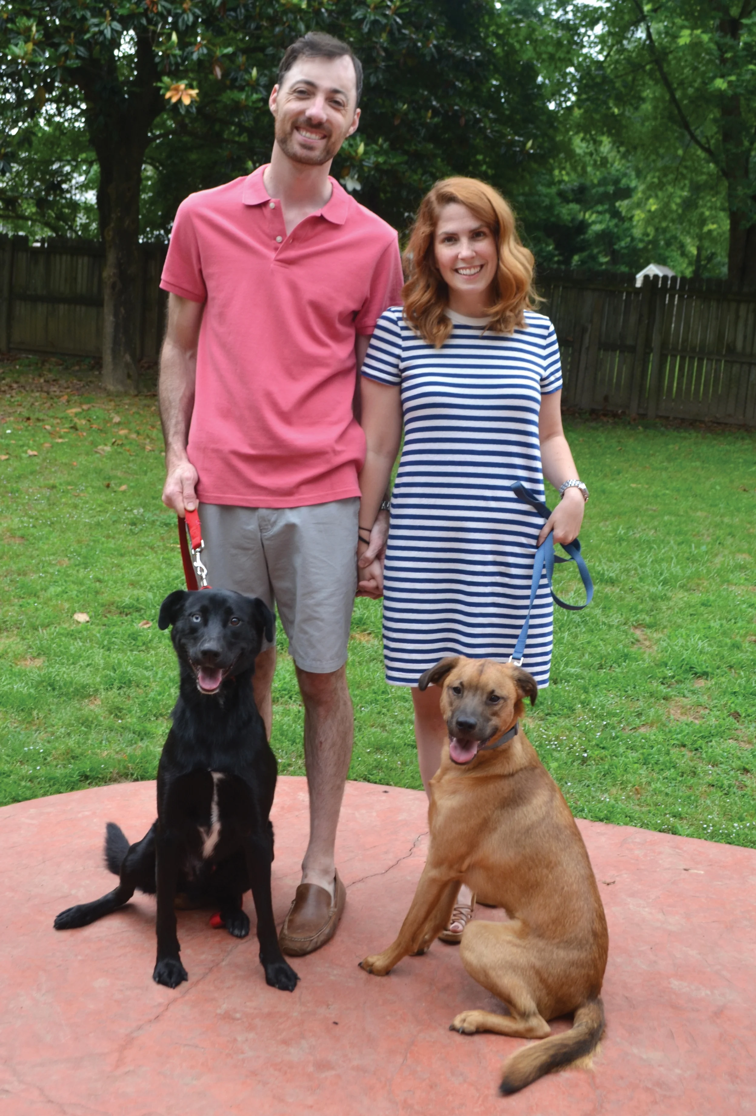 Dr. Nick & Kayla Arcuri with Shadow & Rudy