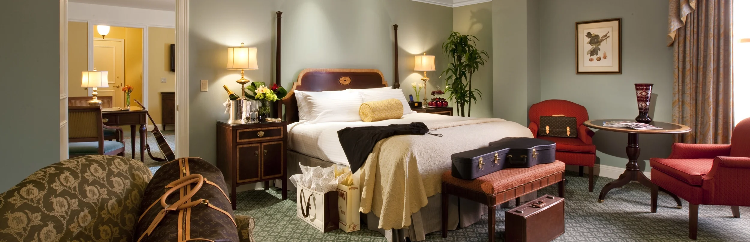 Executive Suite Bedroom, Hermitage Hotel