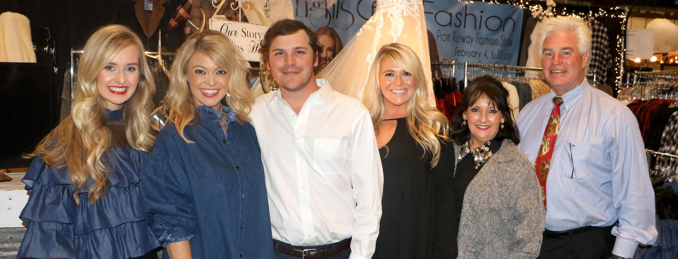 Randilee Fields, Jenna & Chris King, Lauren Hamilton, Clarenita & Howard Hamilton