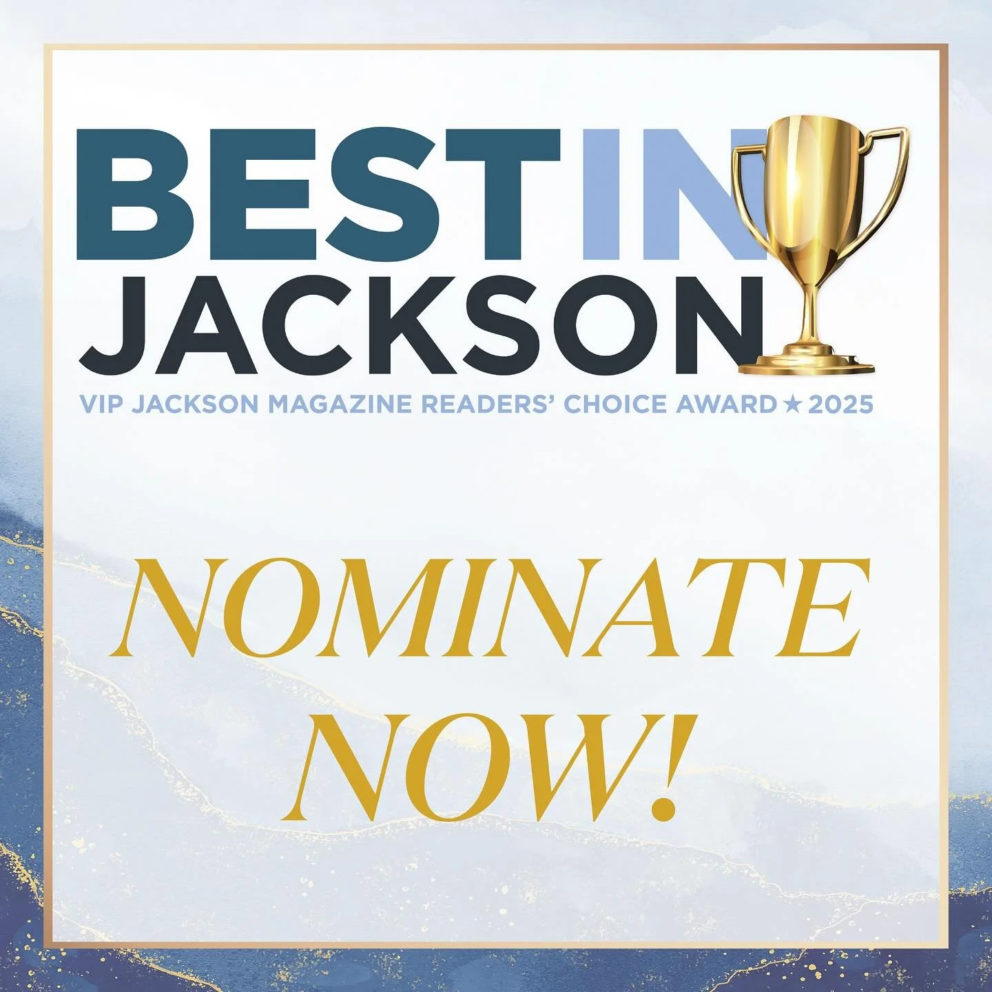 It&rsquo;s one of our favorite times of the year. Nominations for Best in Jackson are live! Head to our website to nominate your favorites! 🏆 vipjackson.com