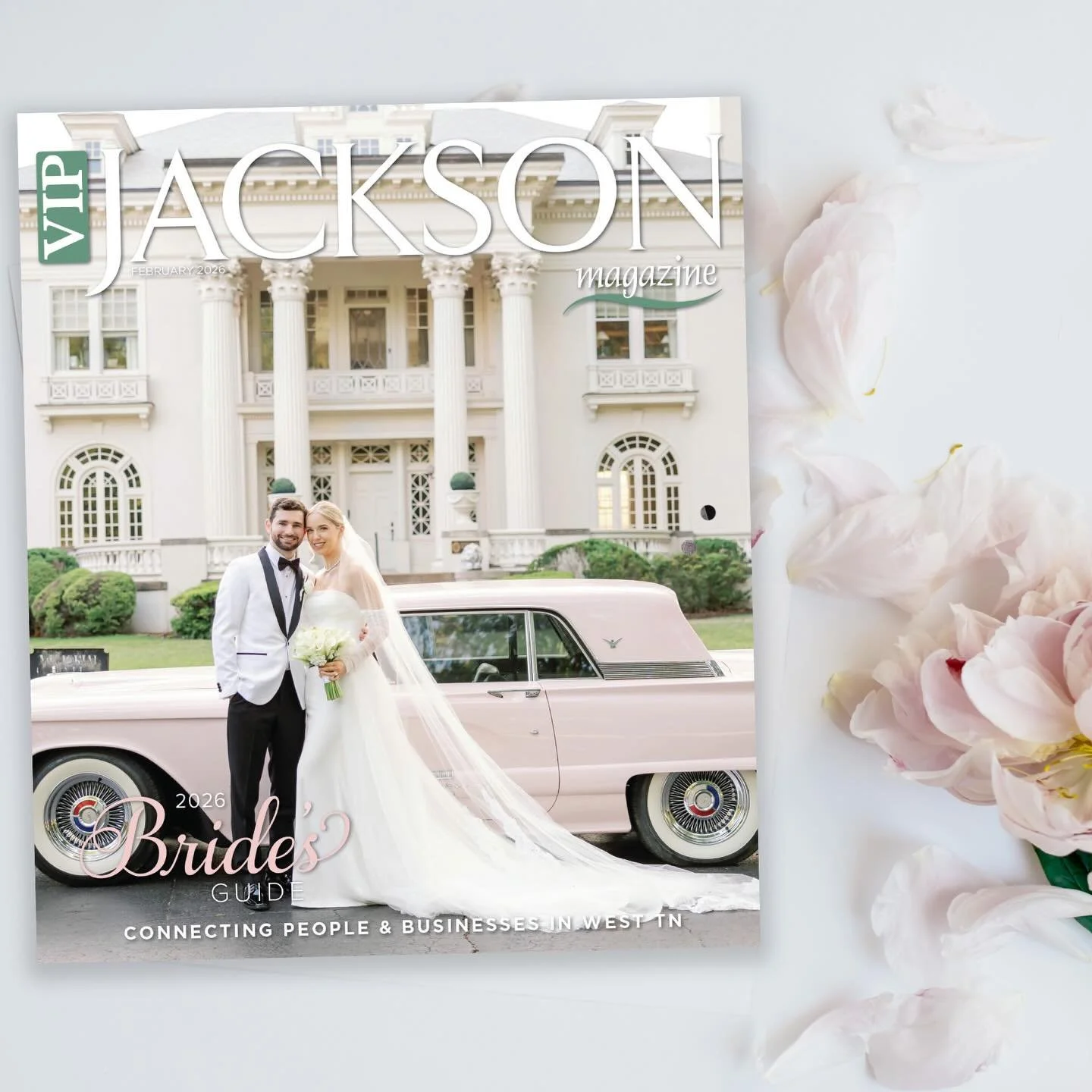 Happy February! Our latest issue is all things wedding! Make sure to grab a copy and find us online at the link in the bio. 
.
.
.
#VIP #VIPJackson #VIPMagazine #February #BridalIssue