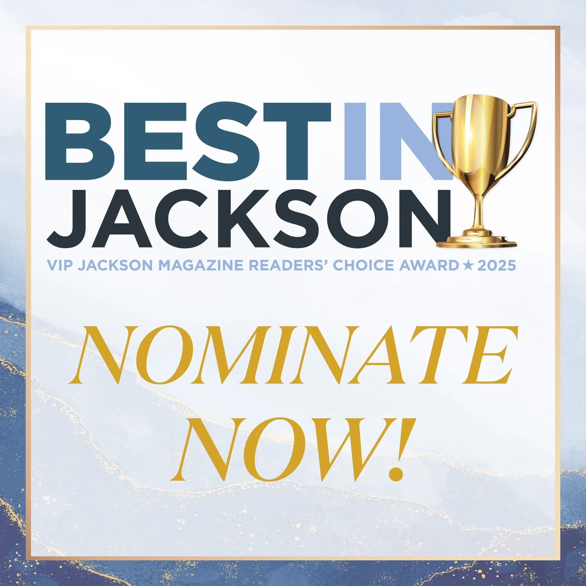 Don't forget to keep nominating your favorite businesses for Best in Jackson 2026! Nominations run through July 30. 🏆