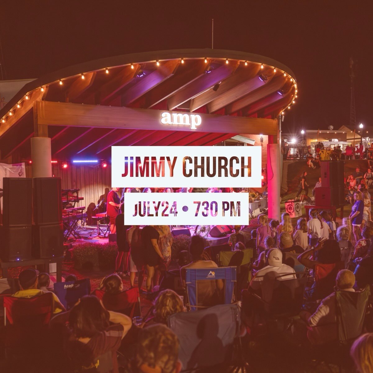 No plans tonight? No worries. See you at @ampatthemarket for Jimmy Church Band from Nashville&rsquo;s R&amp;B scene! 🕺🏾💃🏻