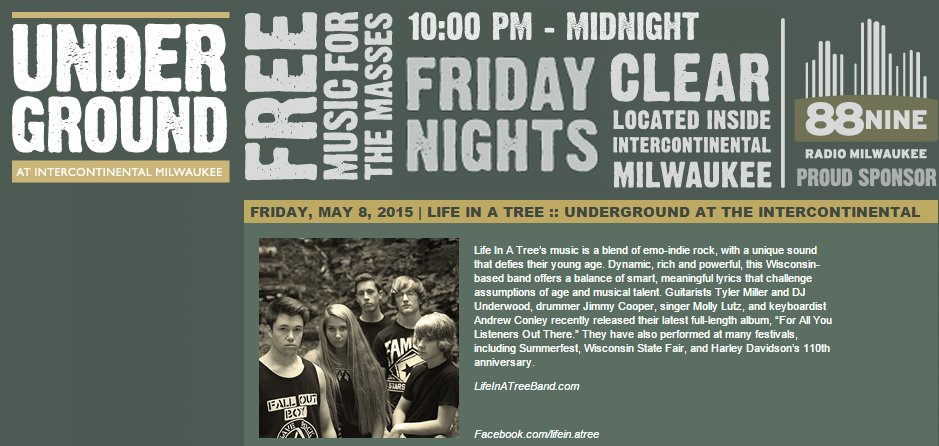 FRIDAY, MAY 8TH 10PM TO MIDNIGHT AT ‘INTERCONTINENTAL HOTEL’