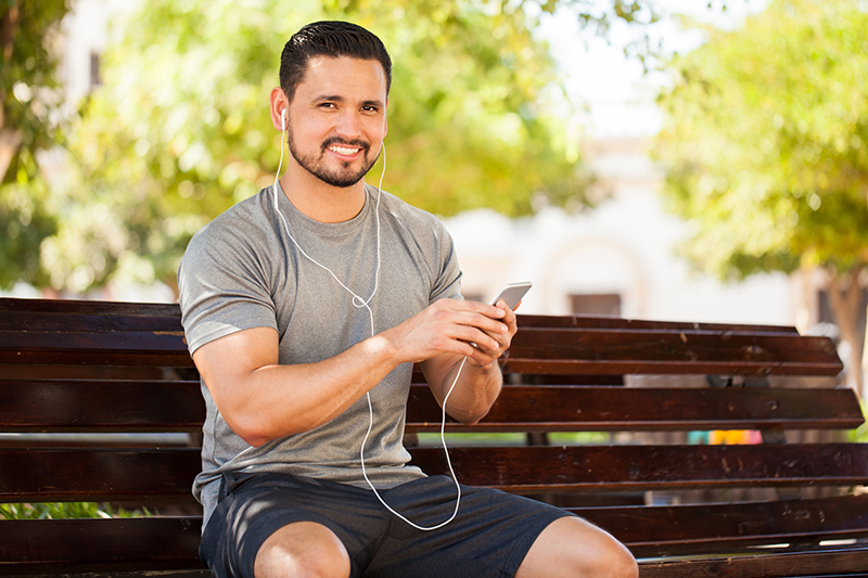 'I Keep Volume at Safe Level,' Says Guy Who Routinely Jumps in Fright When Other Runners Pass Him