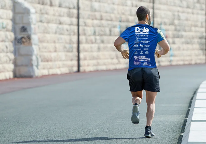 Race Shirt Transforms Runner Into Something More Logo Than Man