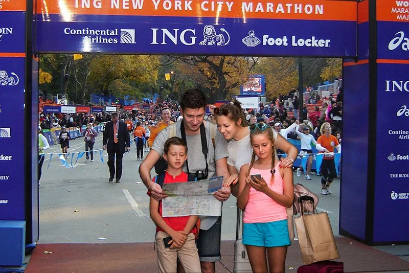 NYC Marathon Finish Line Blocked by Tourists Looking for M&amp;M’s Store