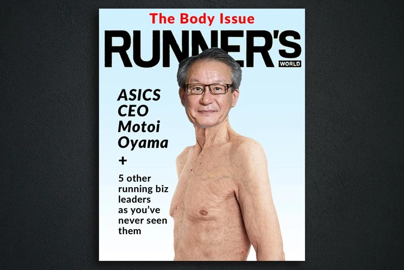 ASICS CEO Motoi Oyama Bares All in Runner's World 'Body Issue'