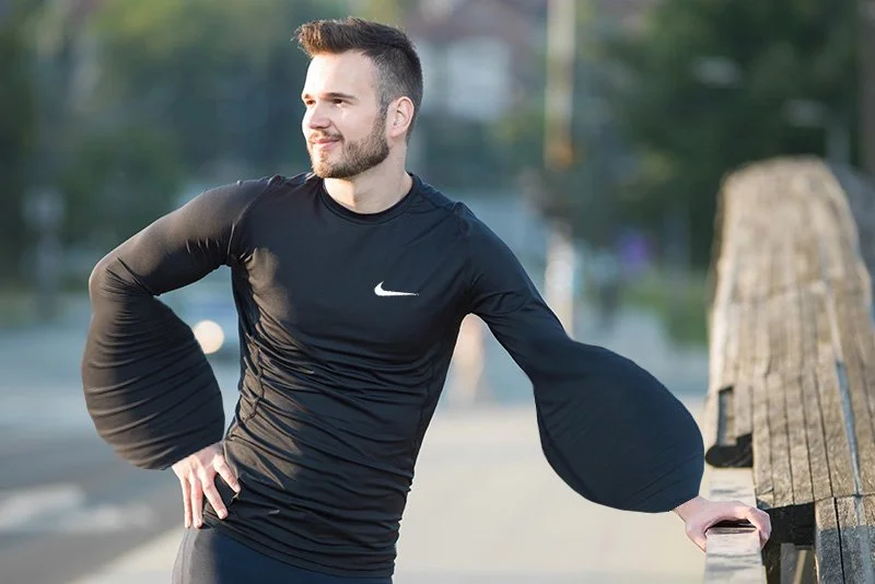 INCLUSION FTW! Nike Just Dropped a Tech Shirt for Runners With Huge Forearms Like Popeye’s