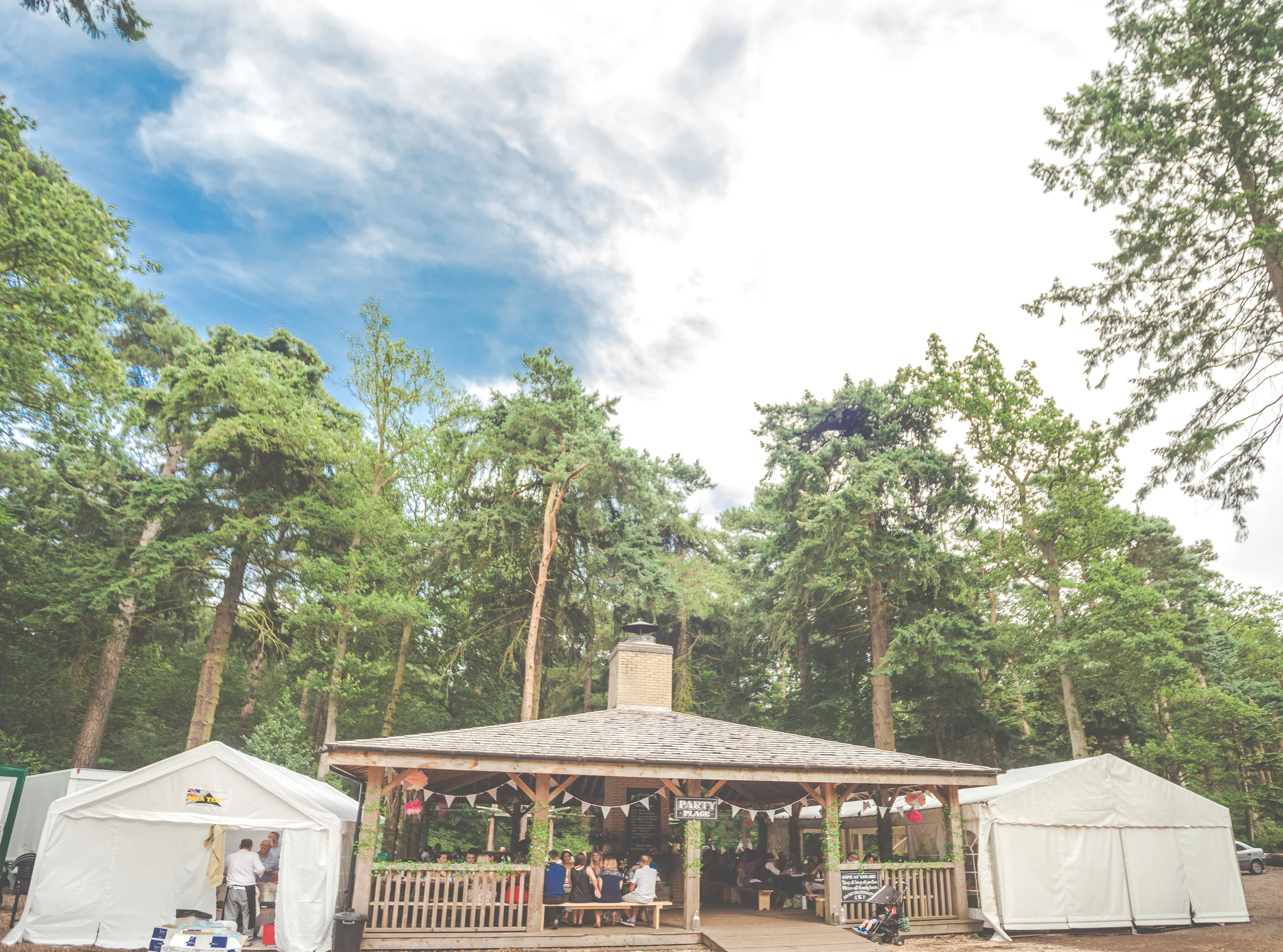 Jo & Stu's wedding in the woods