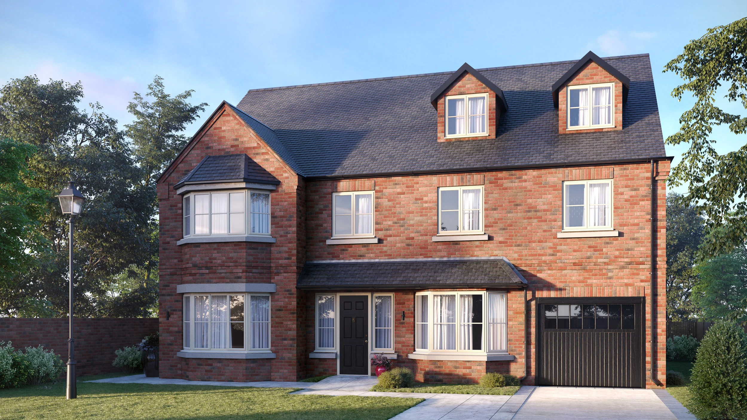 Large house exterior CGI