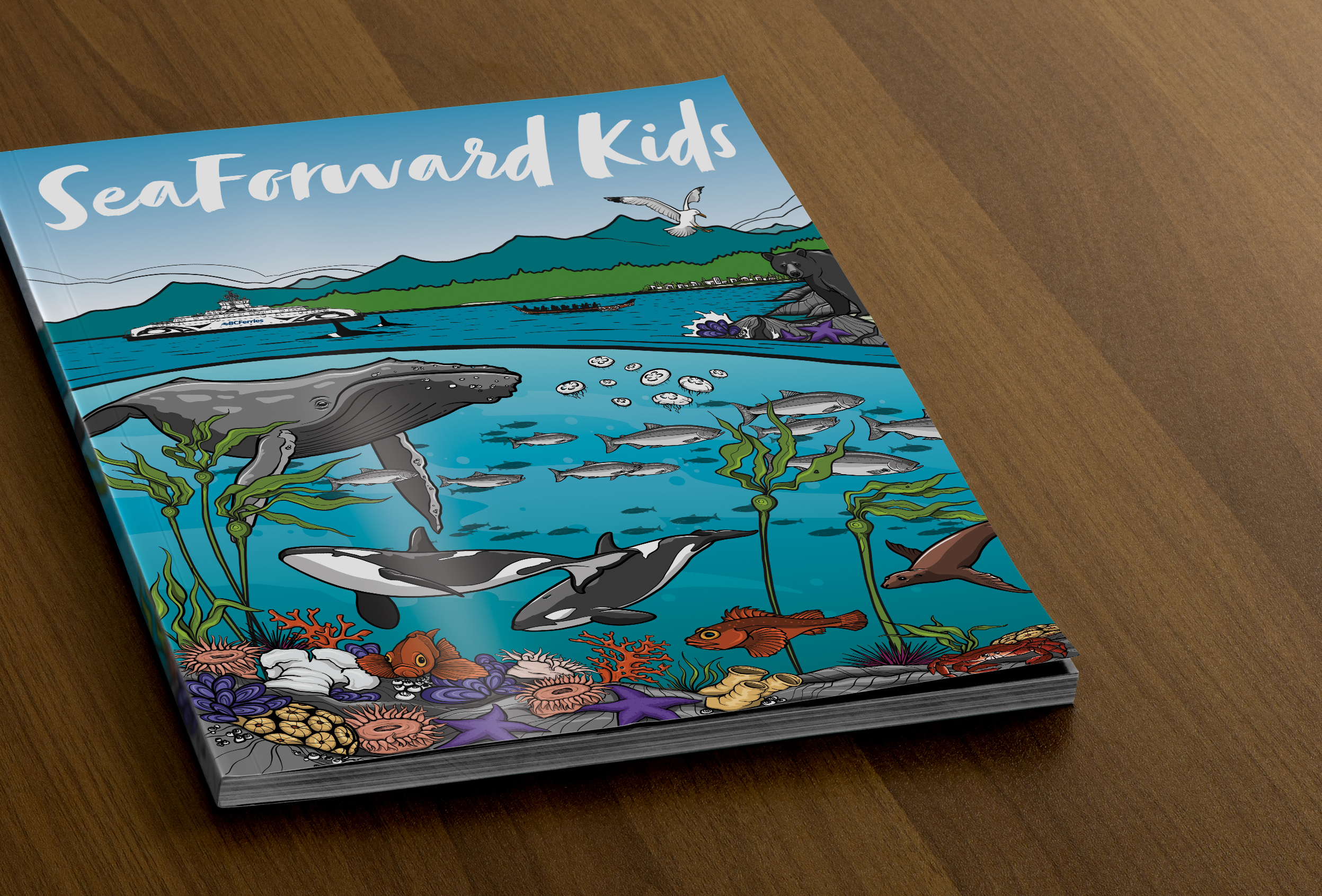 BC Ferries - Sea Forward // Cover Illustration