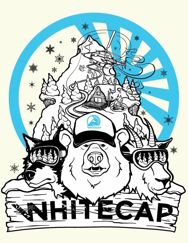 White Cap Alpine // Apparel Graphic