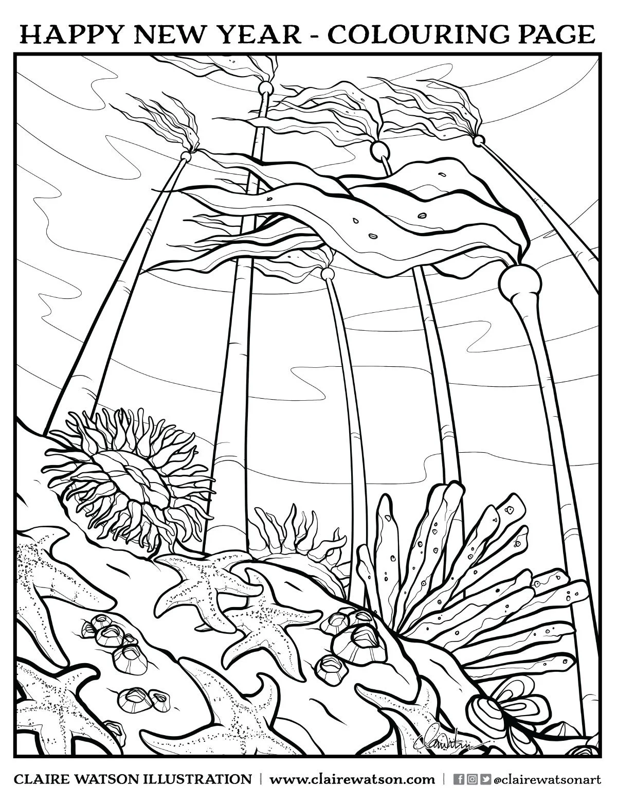 colouring pages blog claire watson