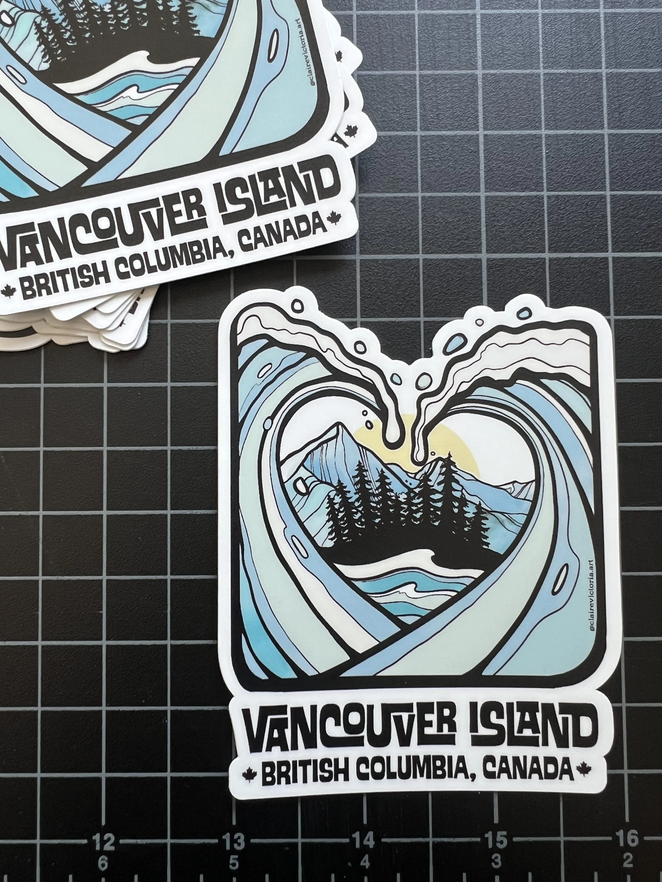 Original Design - Vancouver Island Decal. In Victoria, British Columbia - Foto 5