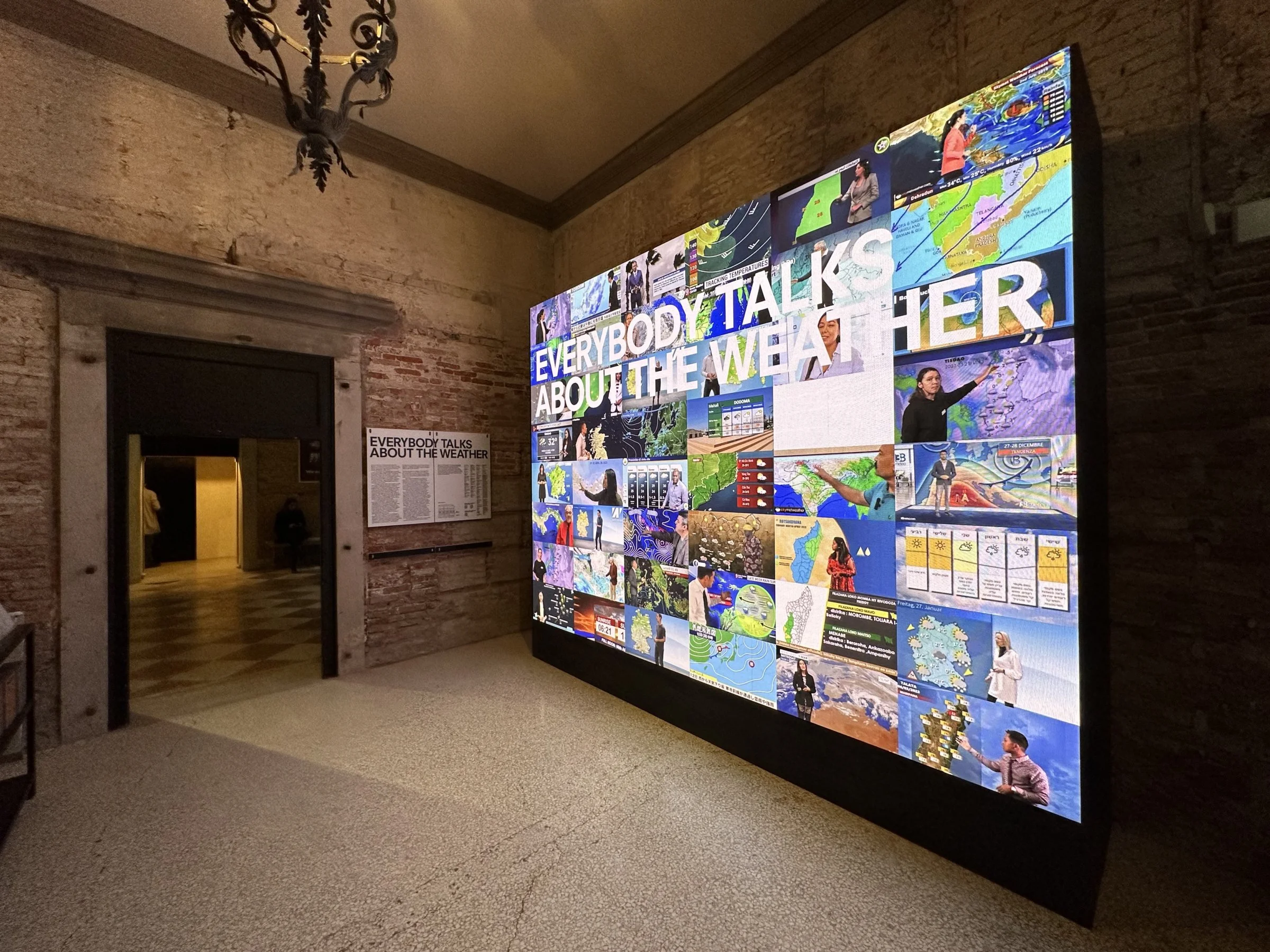 Everybody Talks About the Weather Exhibition, Venice