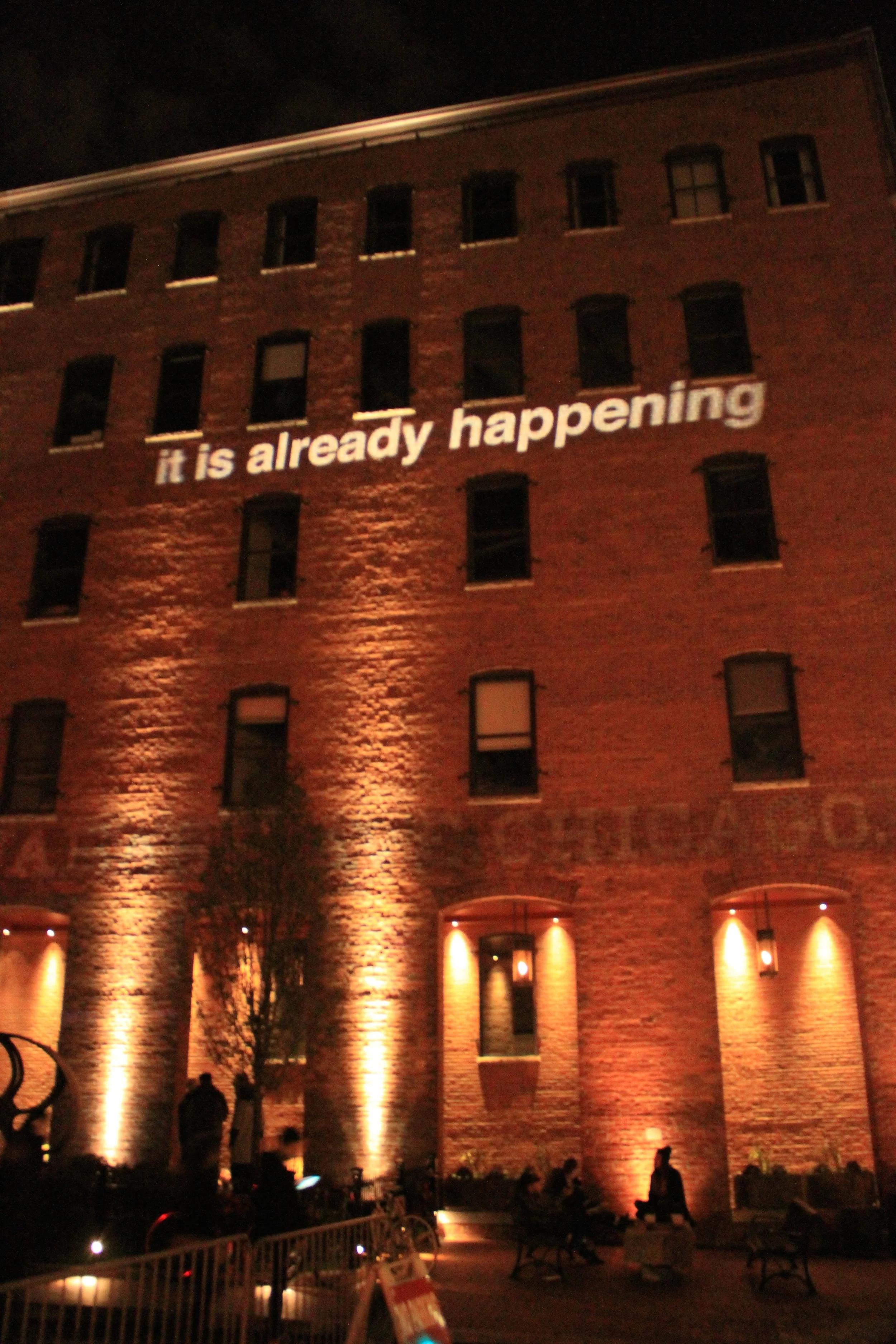 It Is Already Happening <br> Lotte Van den Audenaeran