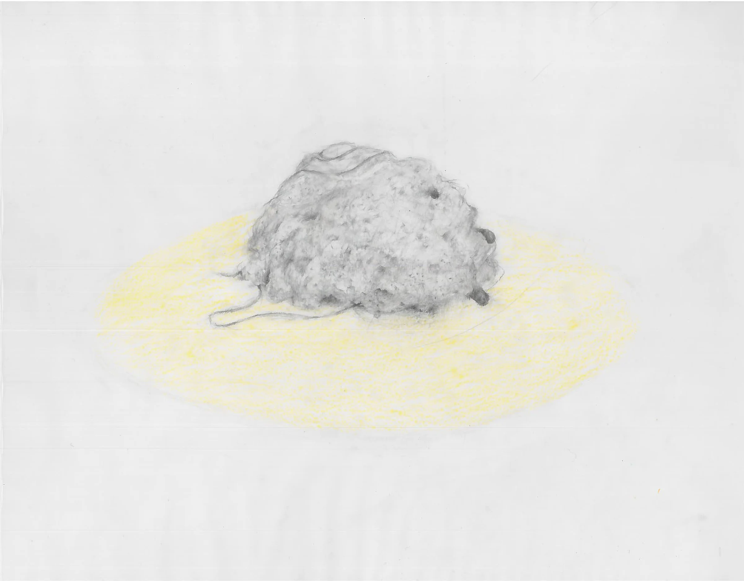 Ile Flottante 2018 Pencil and colored pencil on vellum 11 x 14 inches