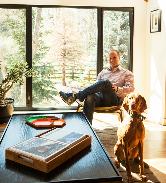 Alpine Modern Founder Lon McGowan in his Boulder shop.