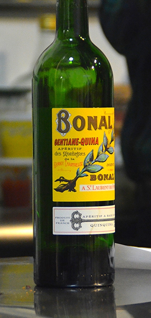 The evening started with Bonal, a French apéritif