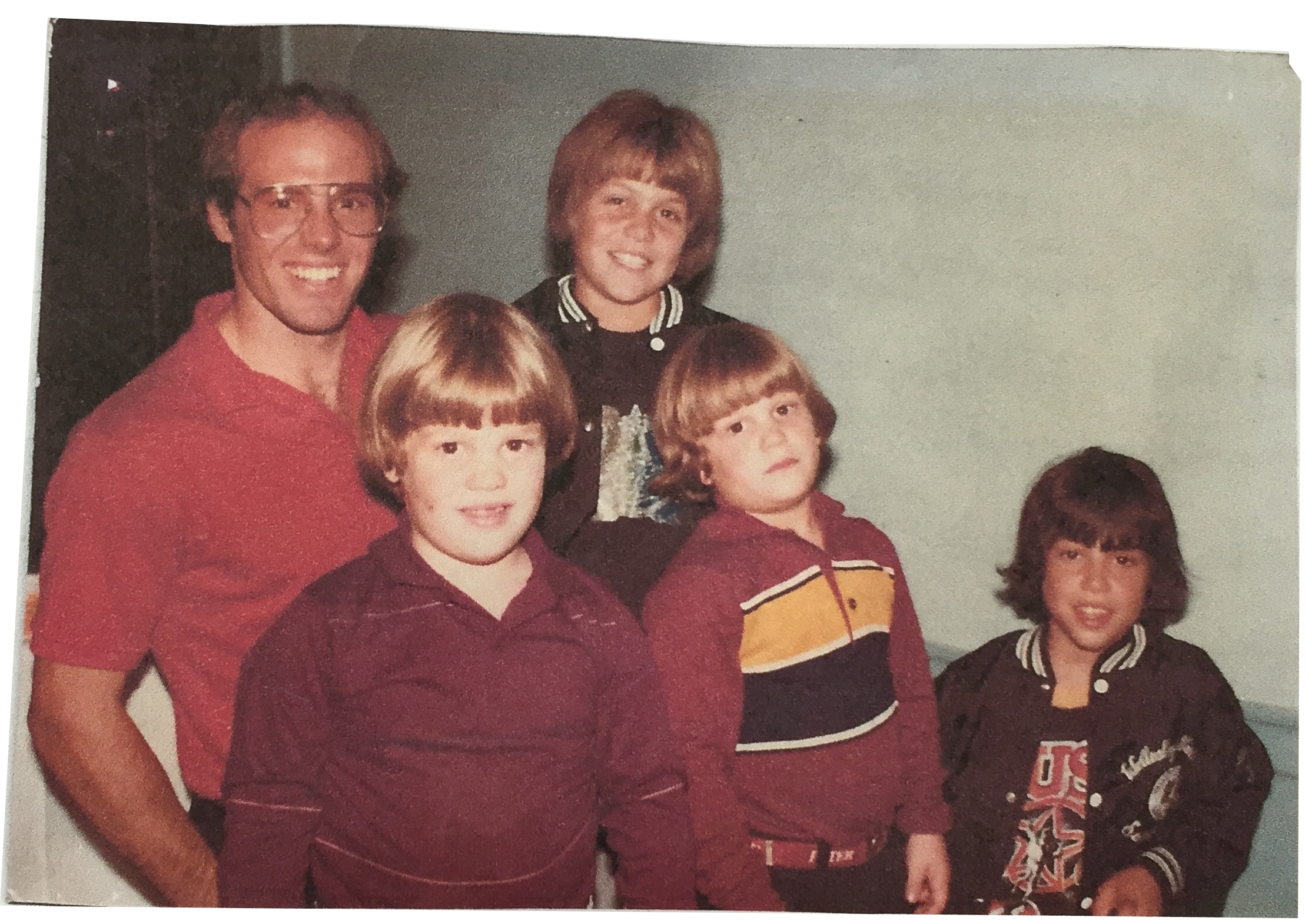 The Joseph boys with Phil Mahre in 1983