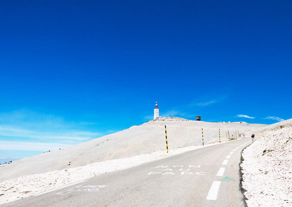 Mont Ventoux, a legendary mountain climb that appears on the Tour route every few years