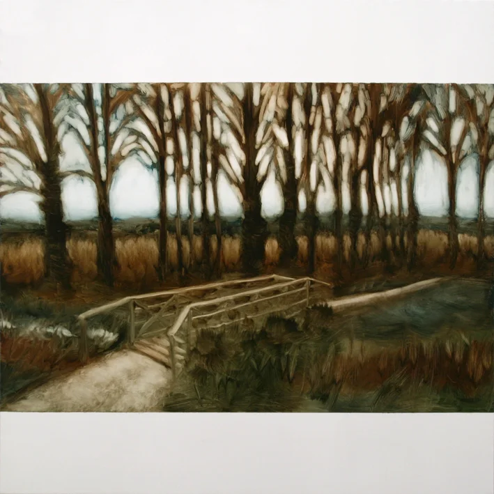 Where We Were 8, oil on canvas, 90 x 90cm (35.5" x 35.5"), 2015