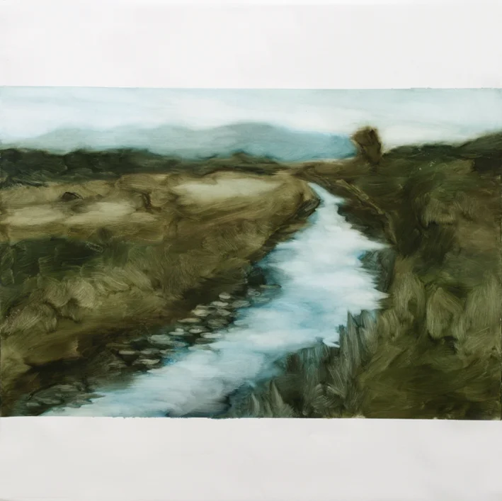 Where We Are 11, oil on canvas, 90 x 90cm (35.5" x 35.5"), 2015