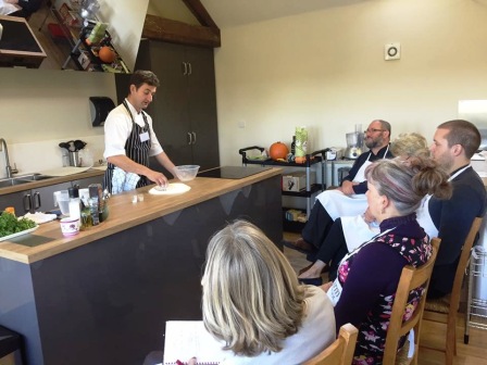 Recipe demonstration by Rob Jessop