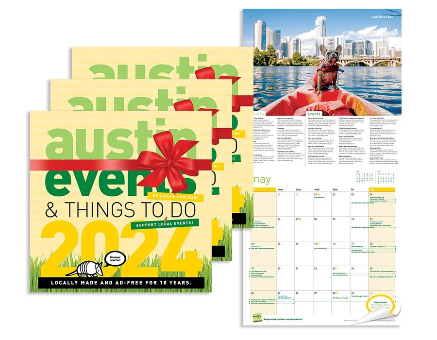 Austin Events Calendar 2023 Bulk — Austin Events Wall Calendar 2024