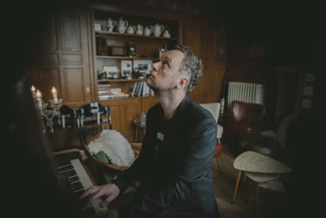 a balladeer at Lux