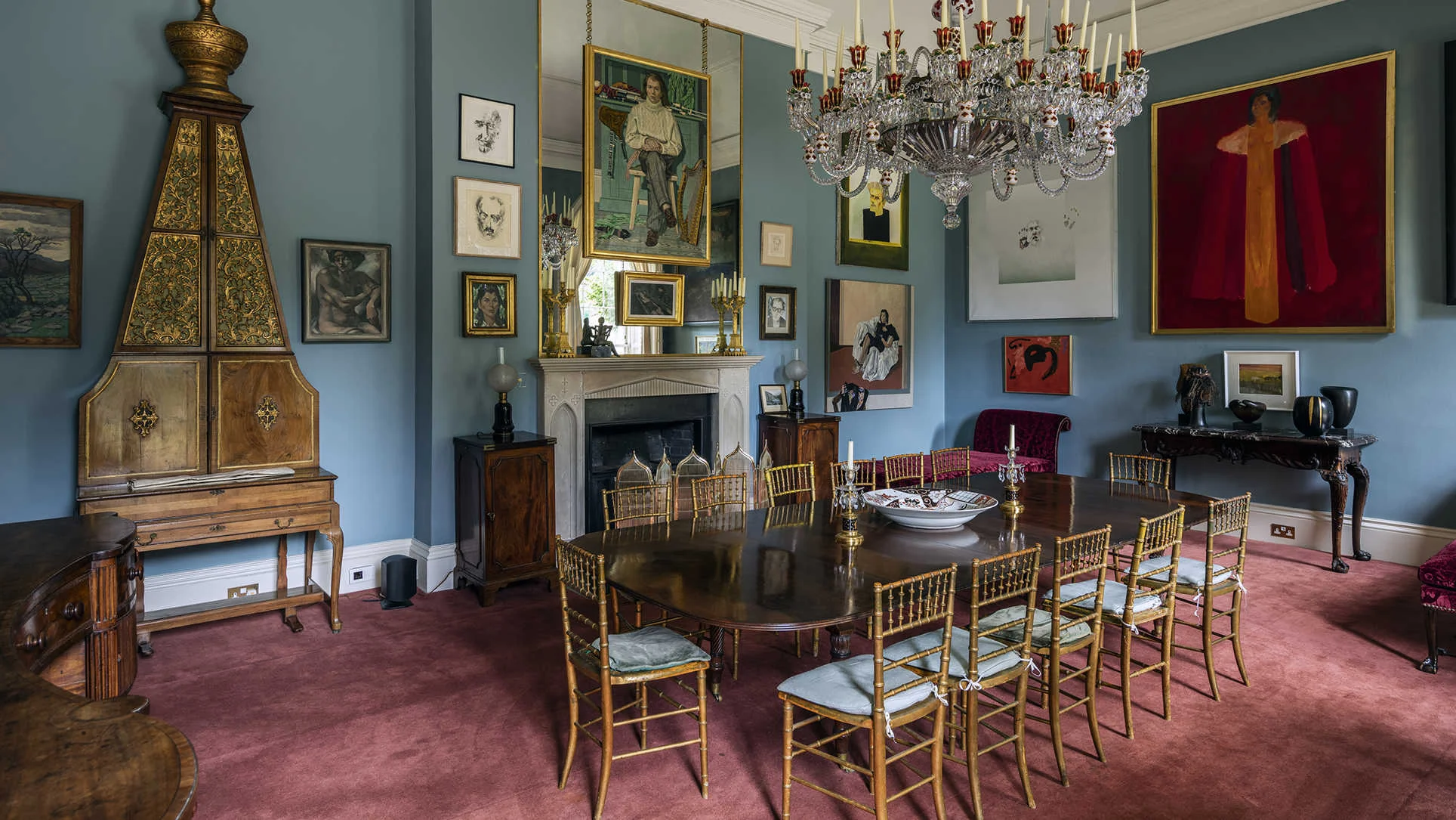 Luggala dining room where Tara's 21st birthday party was held