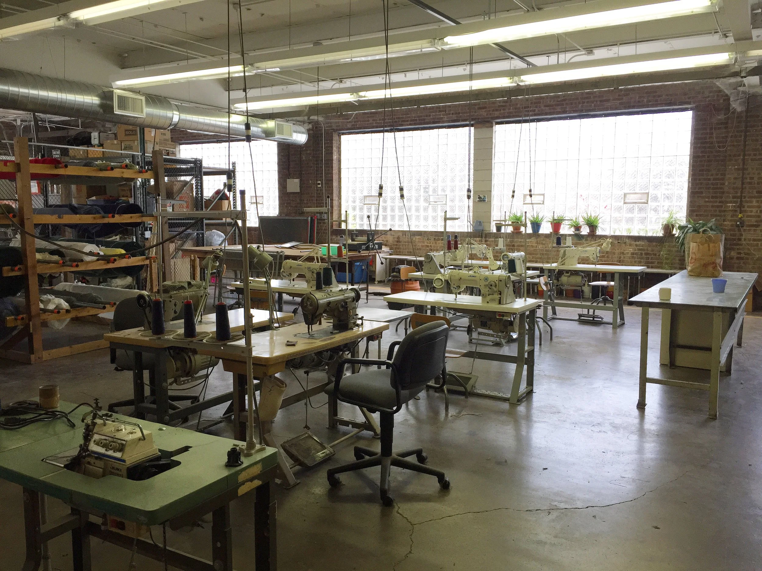 The sewing studio
