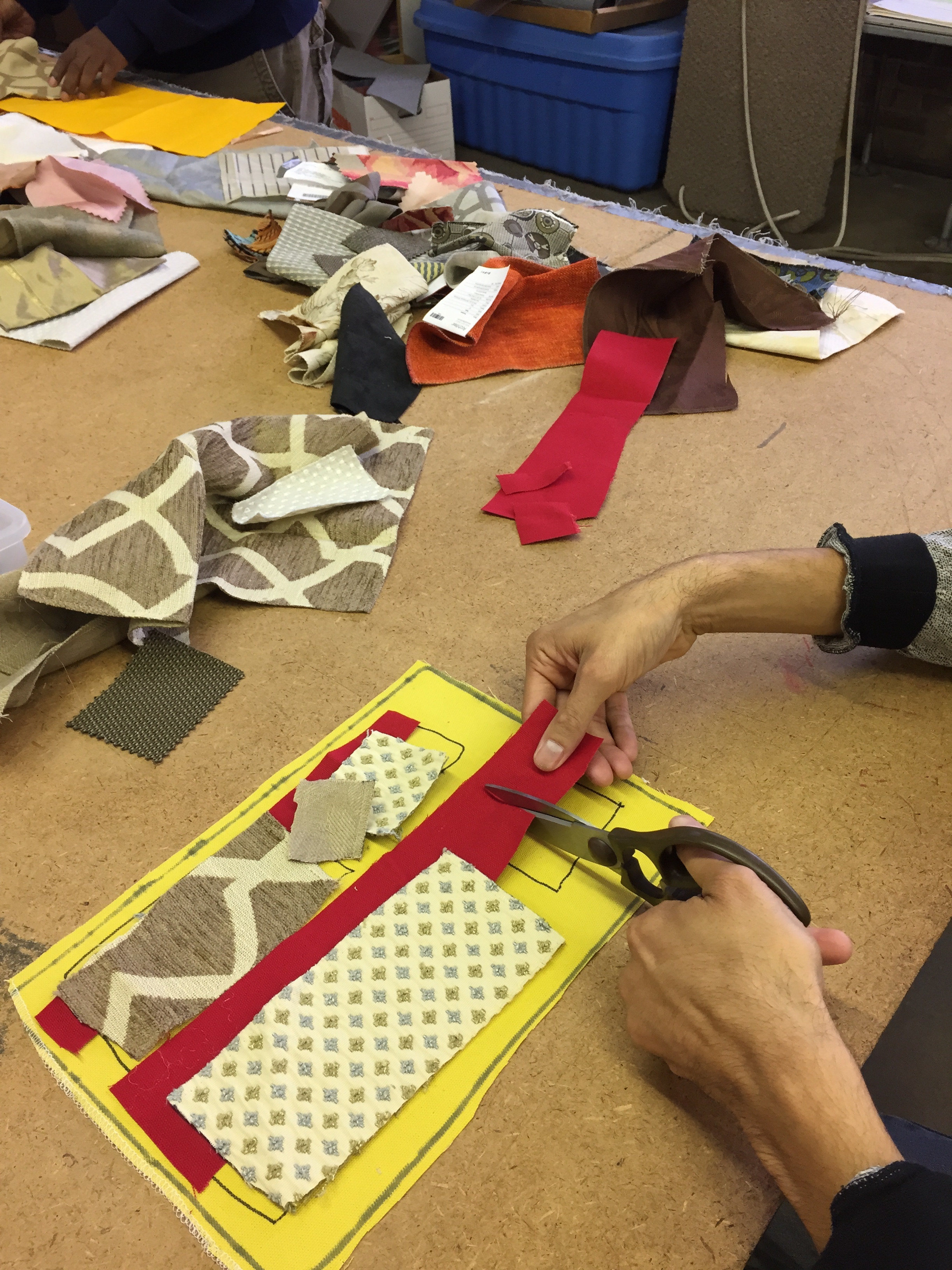Cutting applique pieces