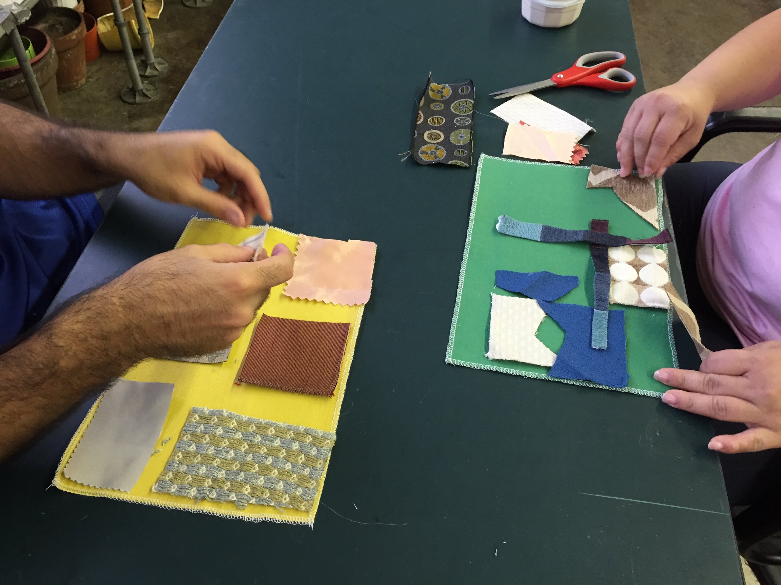 Laying out applique designs
