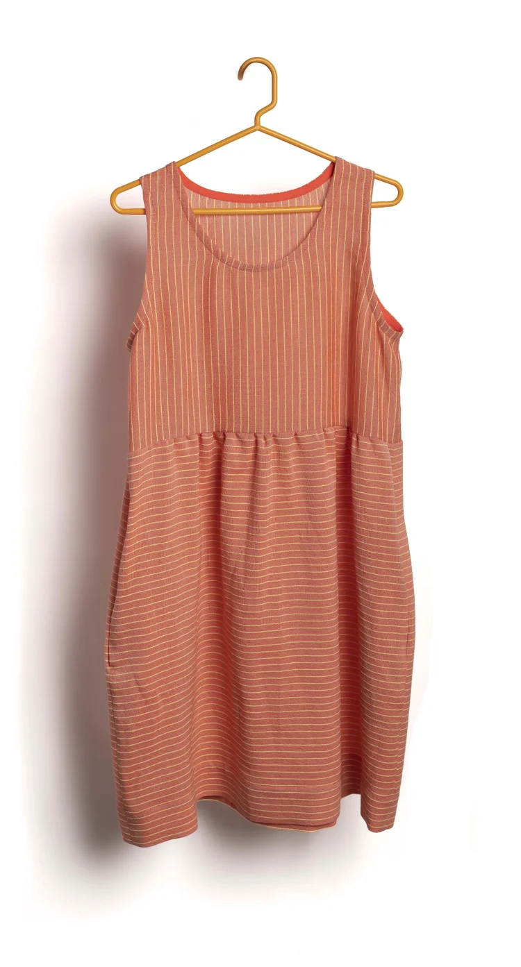 open lace back dress Vargas Orange Mini Dress