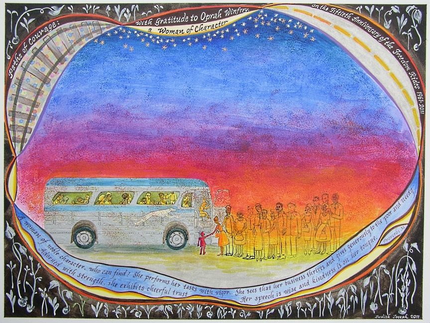 60th Anniversary Gift from Freedom Riders to Oprah Winfrey
