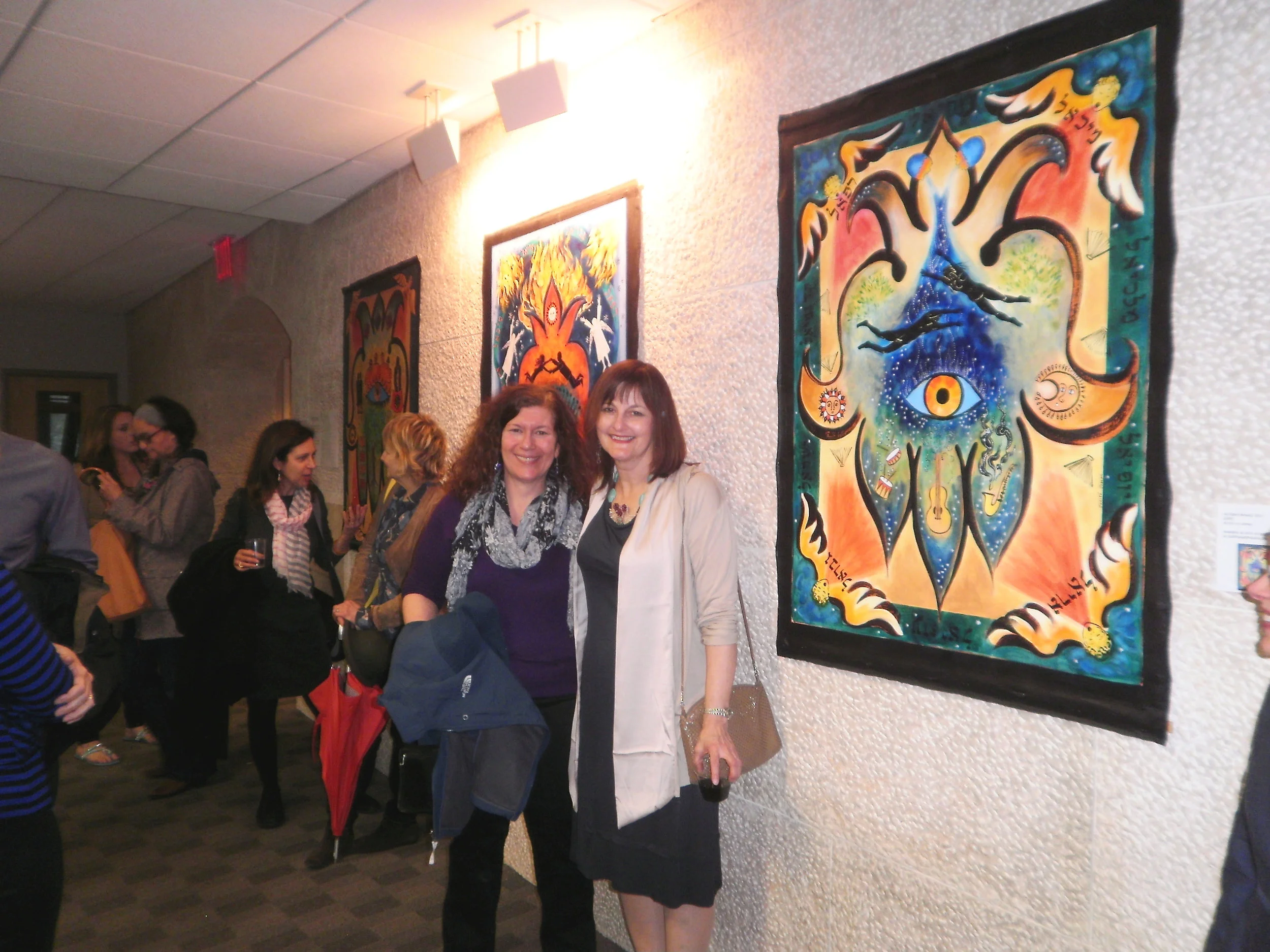 at solo exhibition, Kraft Center, Columbia University, NYC