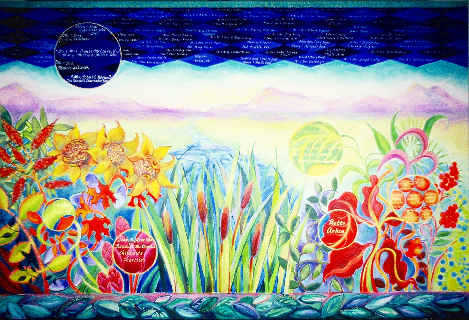 Donor Painting for Family Service of Oak Park/ River Forest