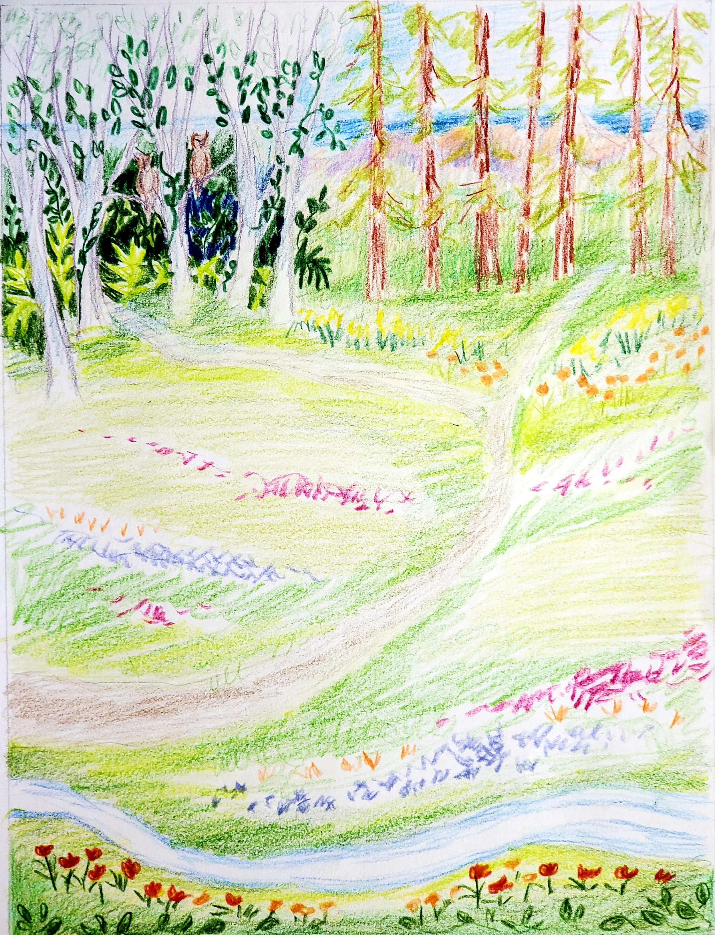 The Road Not Taken sketch