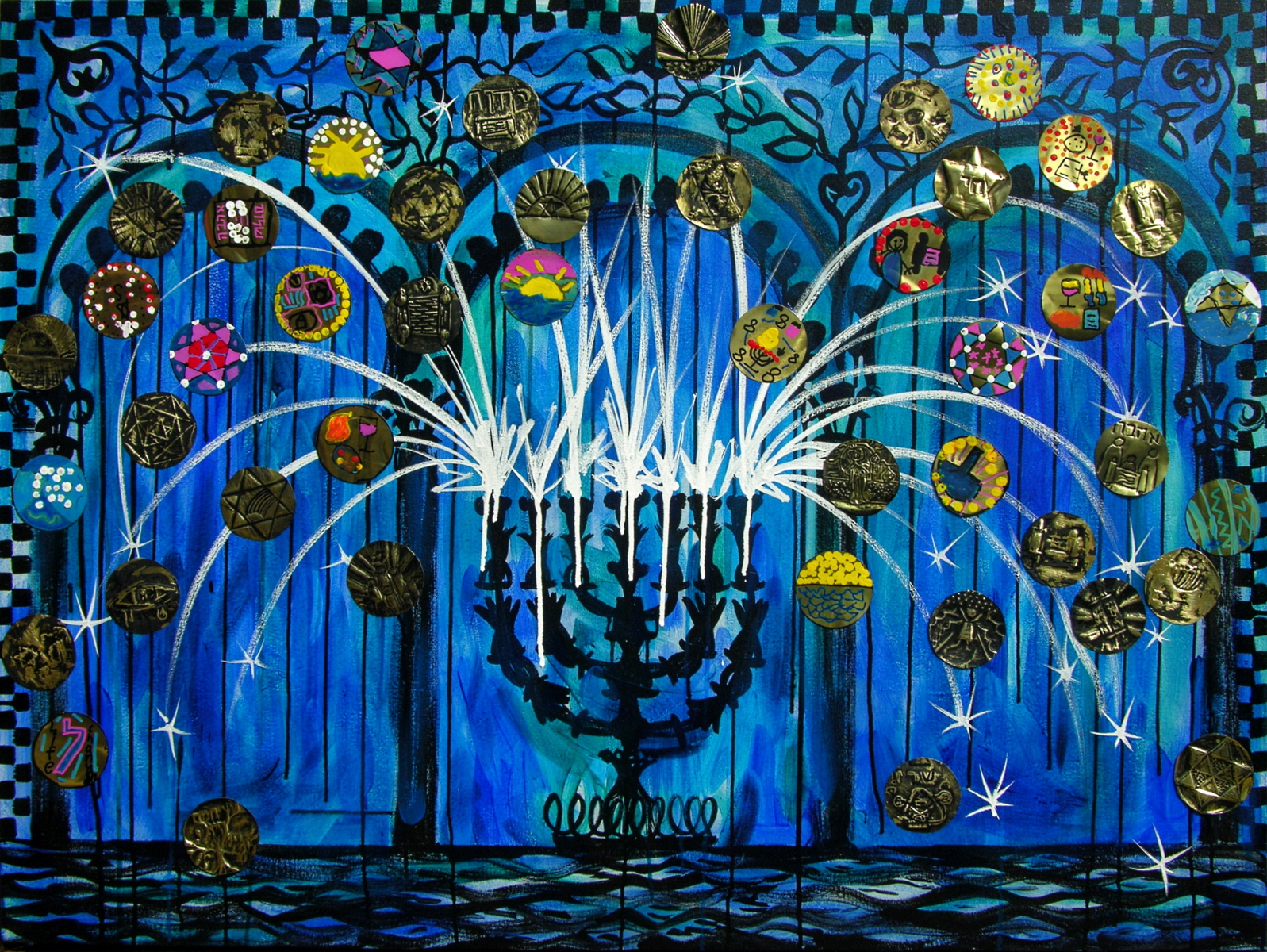 Lobby Painting for KAM-Isaiah Israel Congregation, Chicago