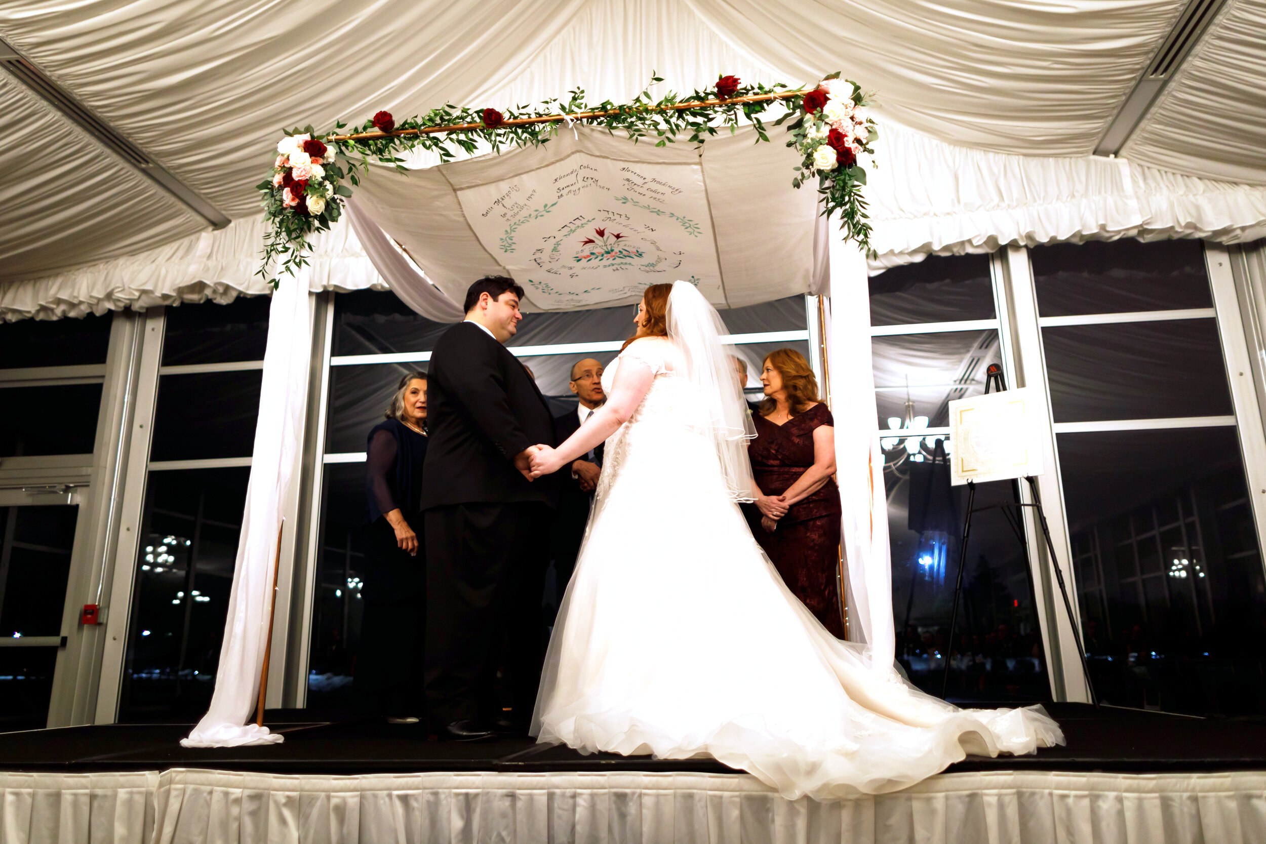 Huppah at wedding